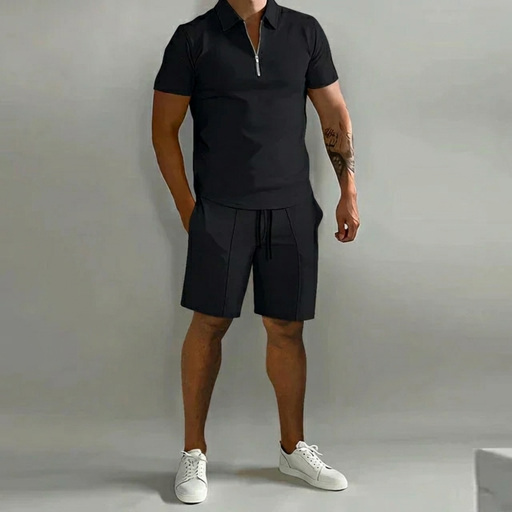 Zomer set voor mannen - polo met korte broek