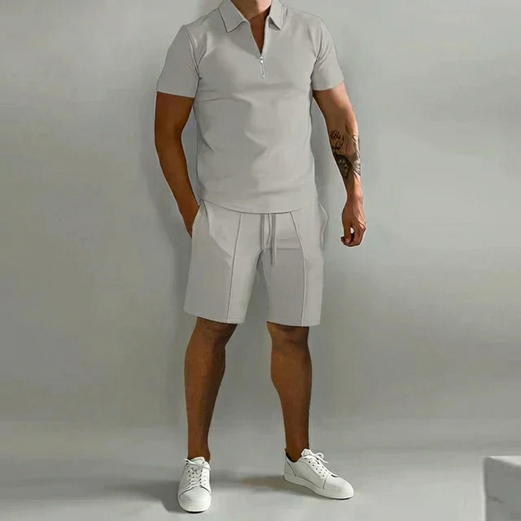 Zomer set voor mannen - polo met korte broek