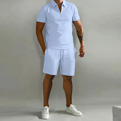 Zomer set voor mannen - polo met korte broek