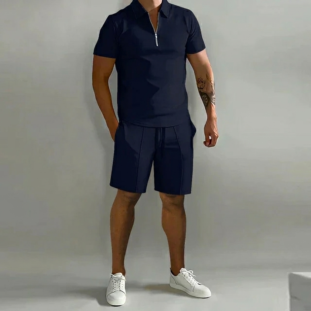 Zomer set voor mannen - polo met korte broek