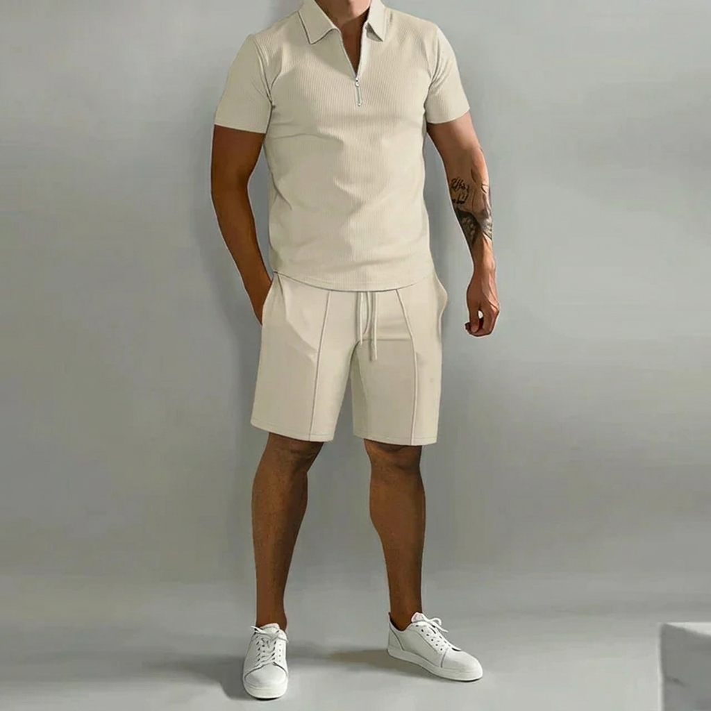 Zomer set voor mannen - polo met korte broek