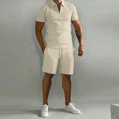 Zomer set voor mannen - polo met korte broek