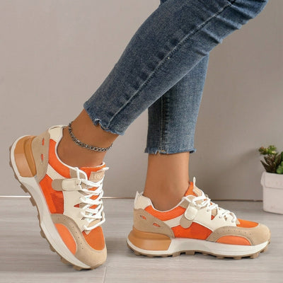 Sneakers - Trendy Colorblock Damessneakers