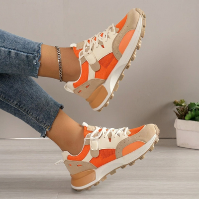 Sneakers - Trendy Colorblock Damessneakers
