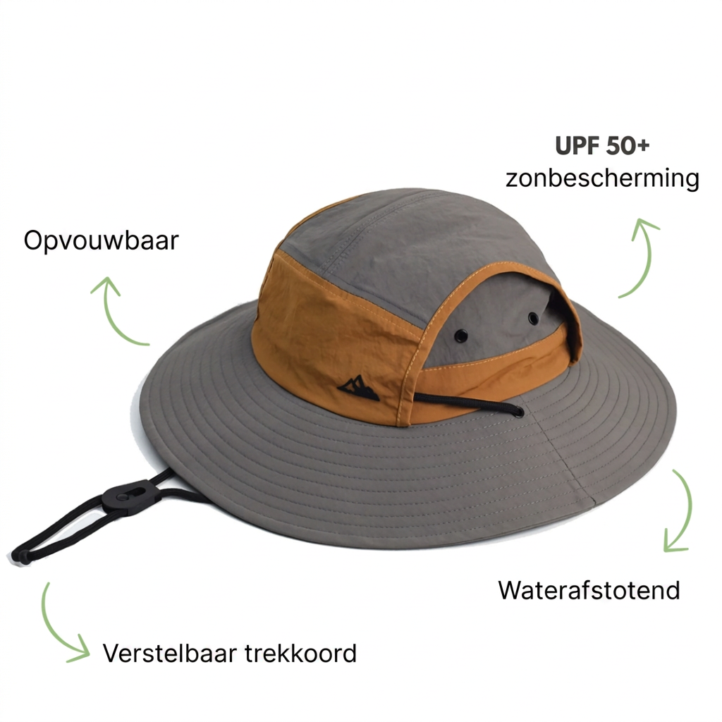 Zonnehoed - Ademende Outdoor Hoed Met UV-Bescherming