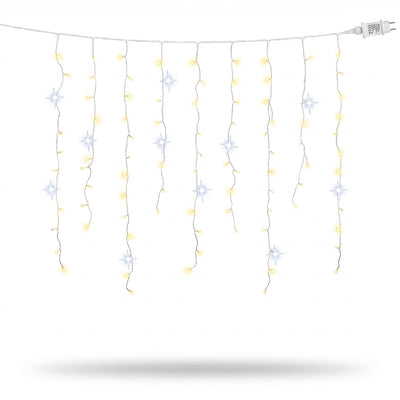 IJspegelverlichting – 4 Meter Warm Wit met Flitsende LED's en Dimfunctie (6)