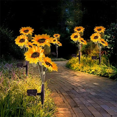 SunBloom - Zonnebloemen Solar Tuin Verlichting - 1+1 Gratis