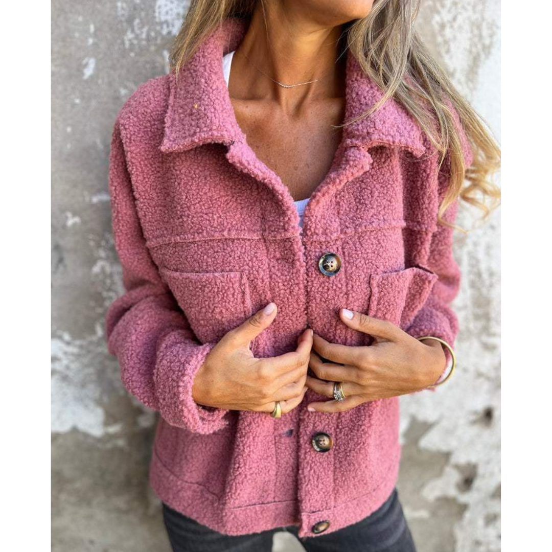 Elvara - Manteau d'Automne Élégant avec Coupe Ajustée