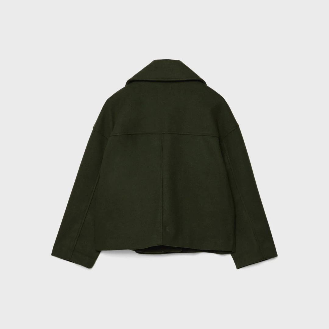 Velmira - Veste courte croisée pour femme pour l'automne et l'hiver