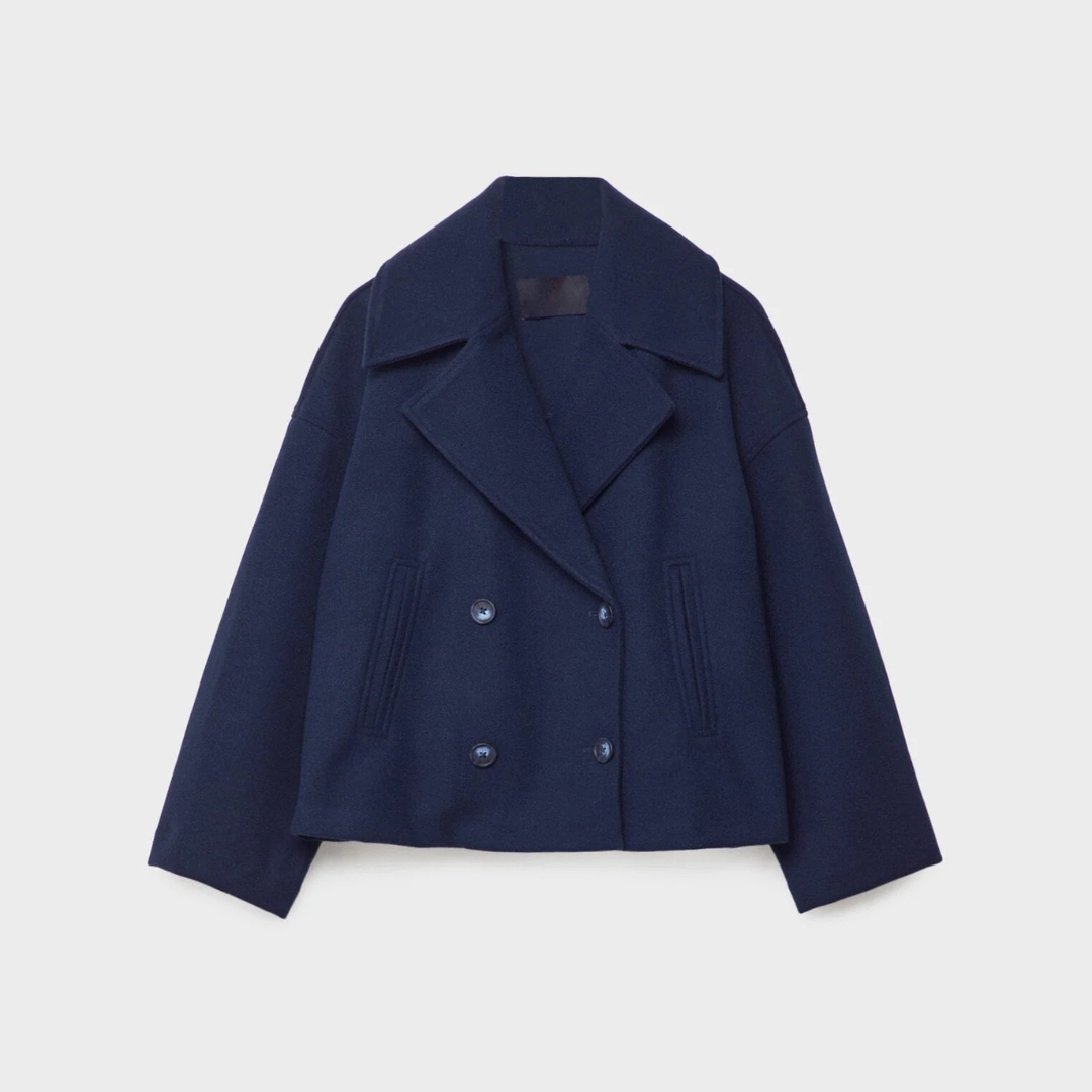 Velmira - Veste courte croisée pour femme pour l'automne et l'hiver