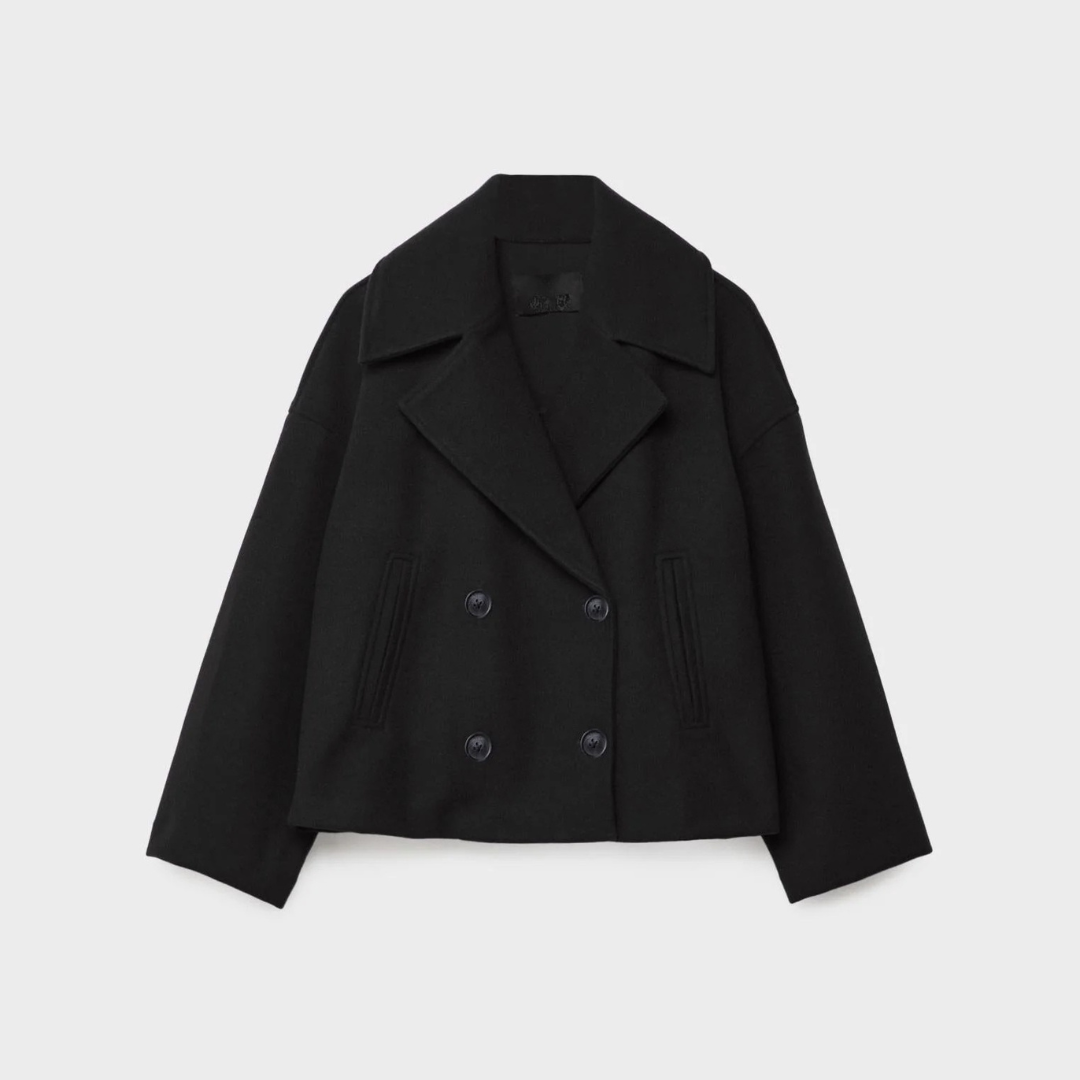 Velmira - Veste courte croisée pour femme pour l'automne et l'hiver