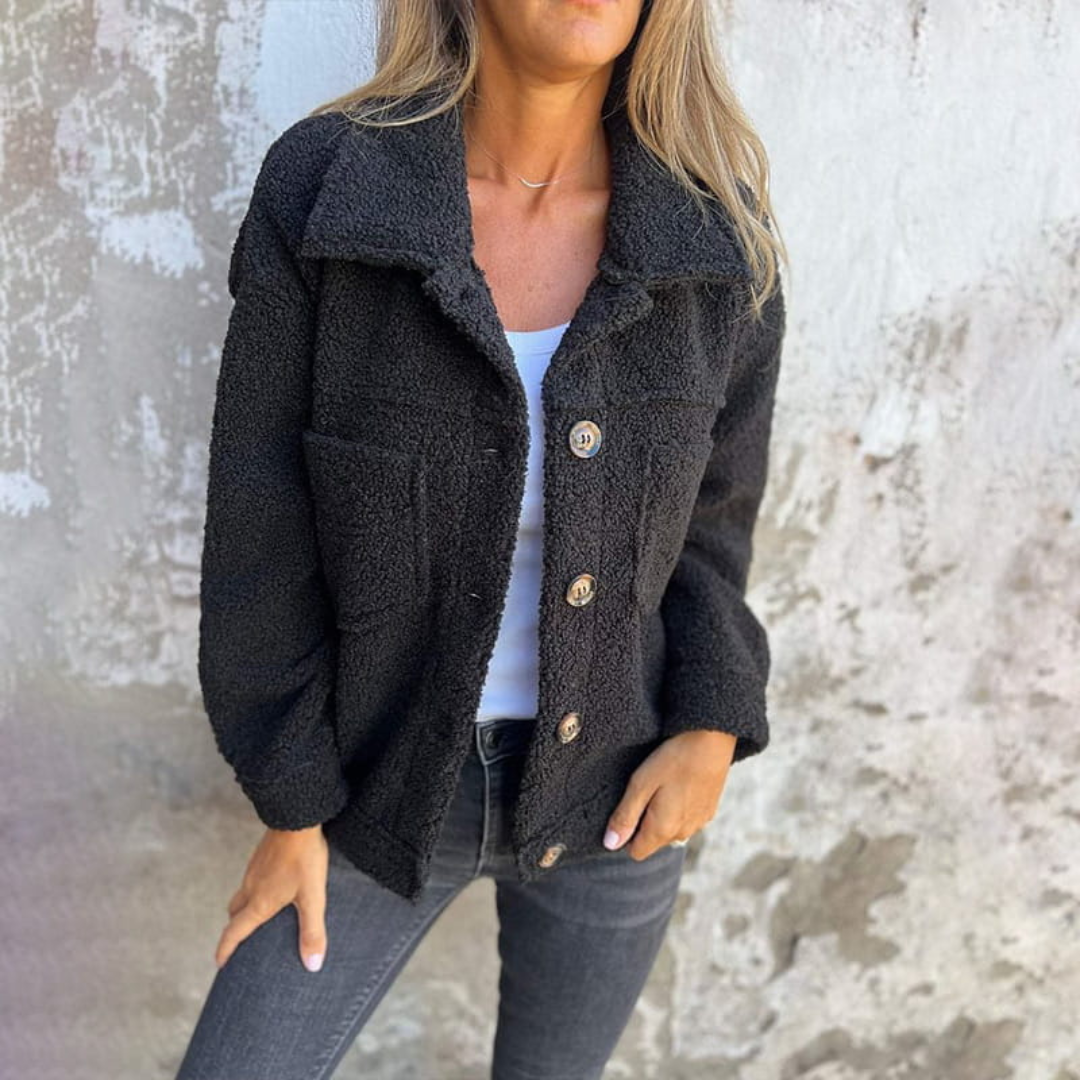 Elvara - Manteau d'Automne Élégant avec Coupe Ajustée