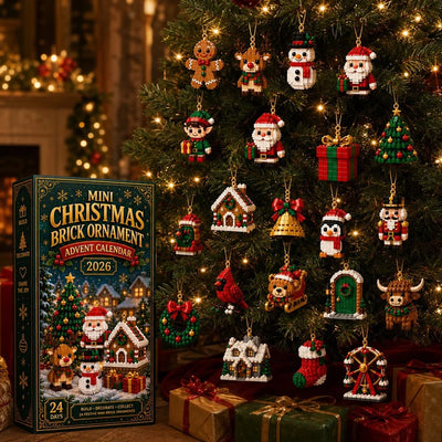 Kerst Adventskalender – 24 Mini Kerstfiguren van Bouwsteentjes (5)