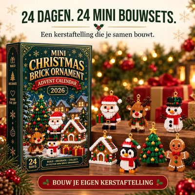 Kerst Adventskalender – 24 Mini Kerstfiguren van Bouwsteentjes (7)