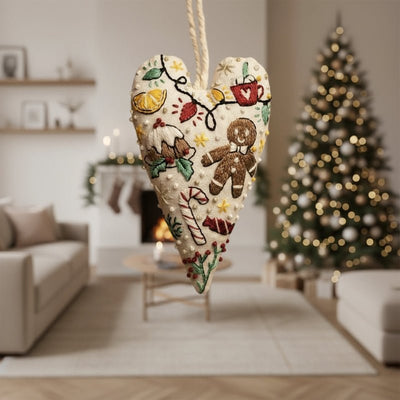 Kerst Borduurpakket Peperkoekmannetje