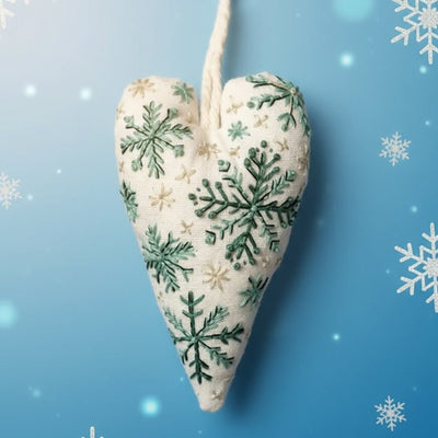 Kerst Borduurpakket Sneeuwvlok
