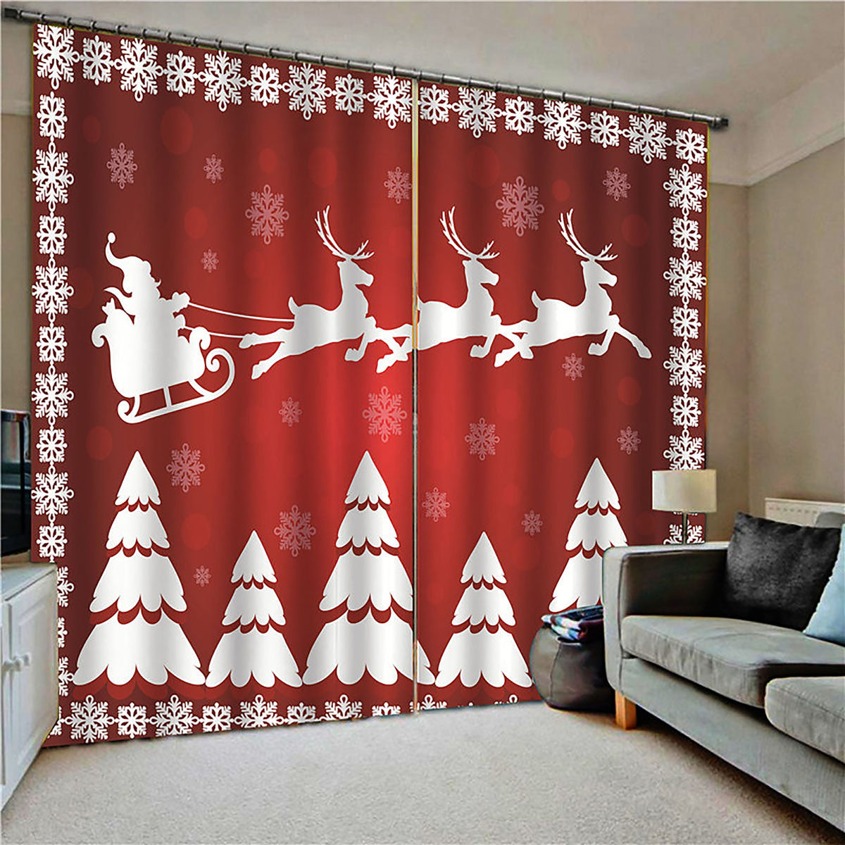 Kerst Gordijnen Arrenslee