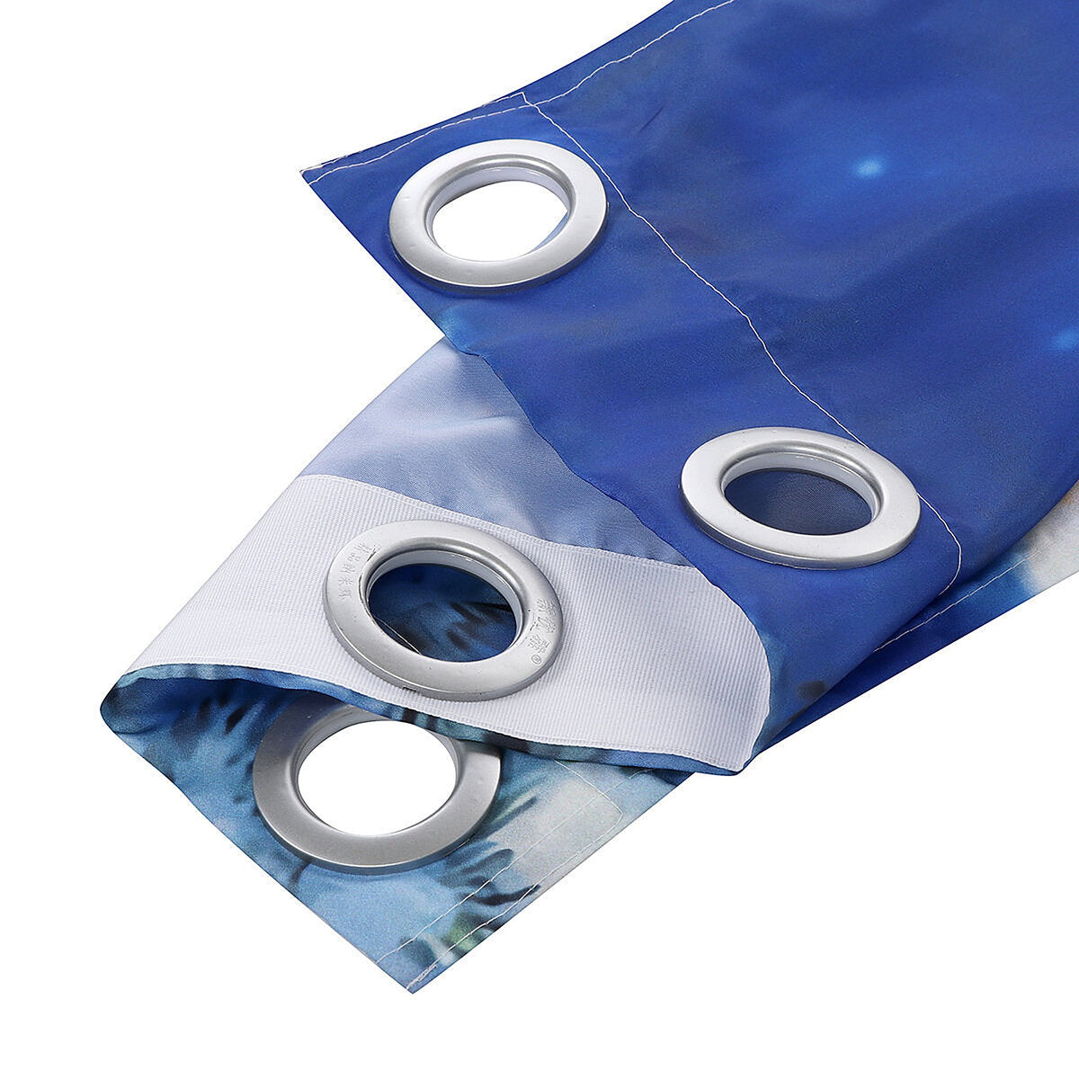 Kerst Gordijnen – Verduisterende Gordijnen met Kerstprint, 2 Stuks (5)