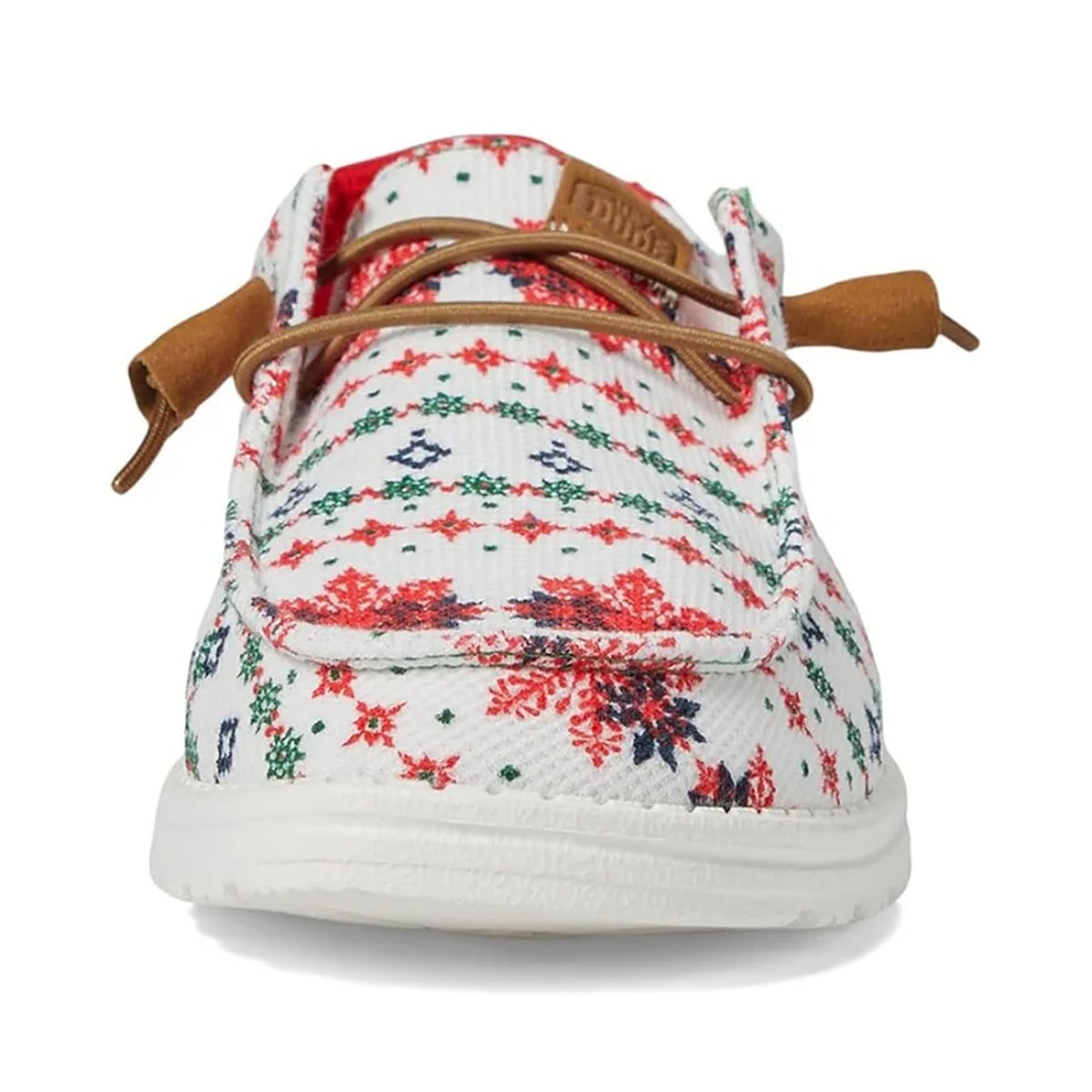 Kerst Schoenen – Gevoerde Instappers Dames met Noors Wintermotief (5)