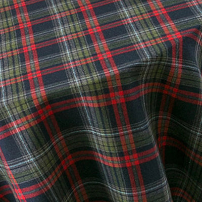 Kerst Servetten Donkergroen Tartan
