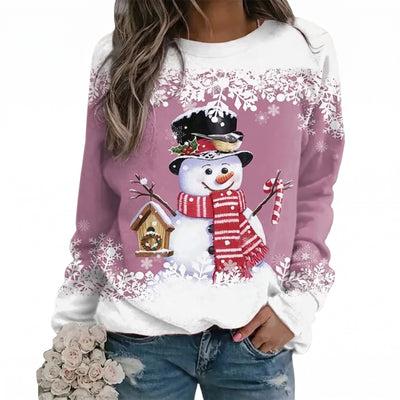 Kerst Sweater Dames Roze