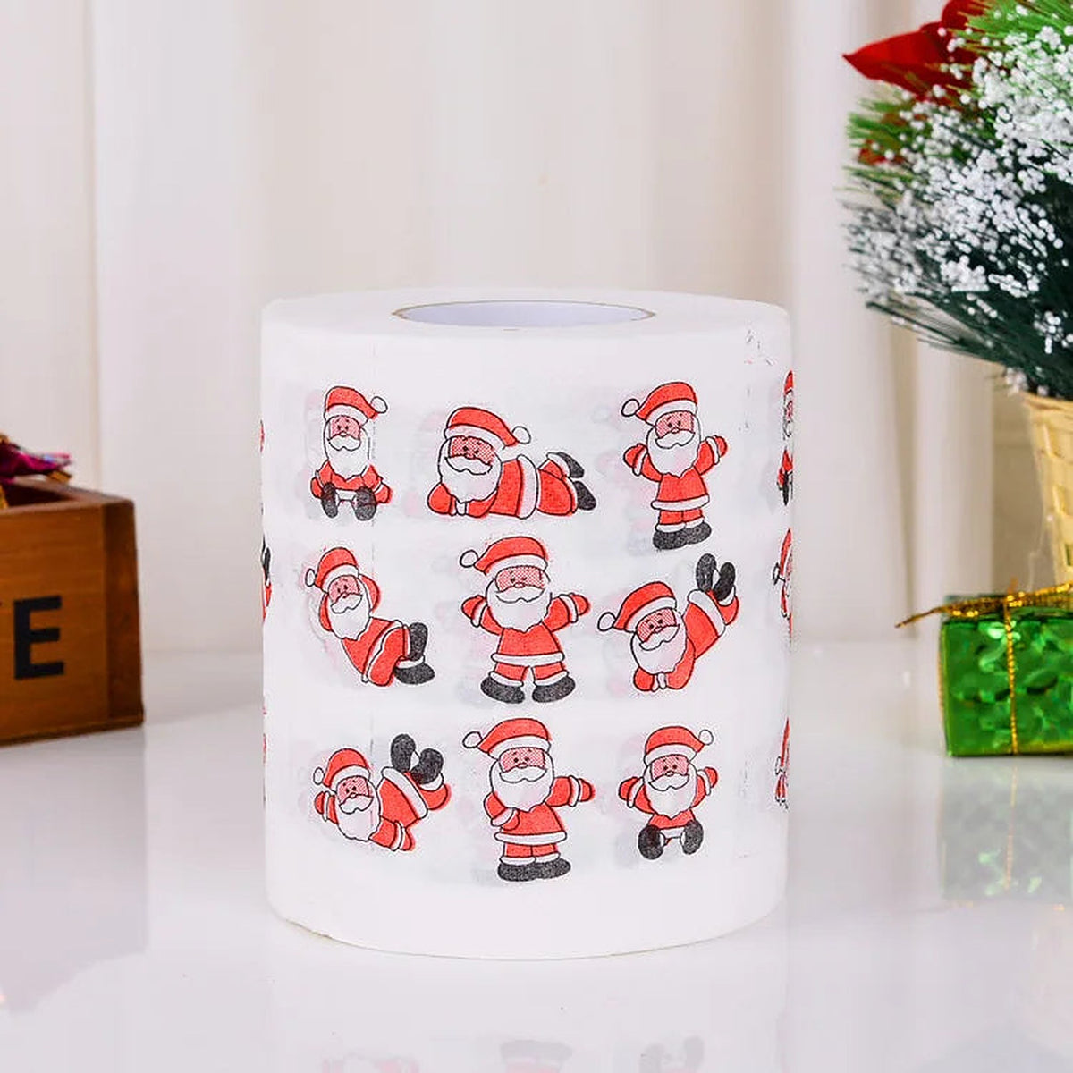 Kerst Toiletpapier Kerstman