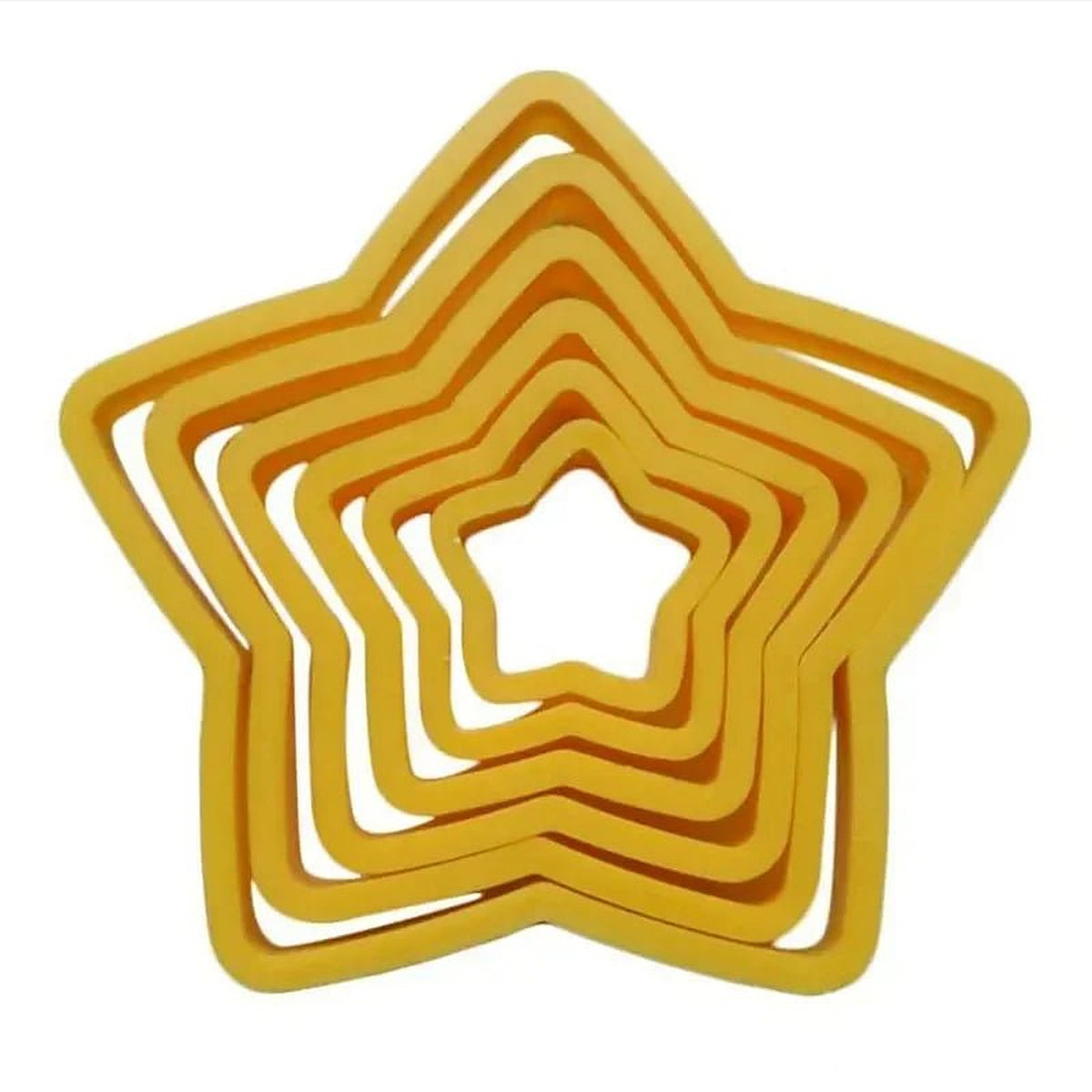 Kerst Uitsteekvormen - Set van 6 Koekjesvormen met 3D Stempel