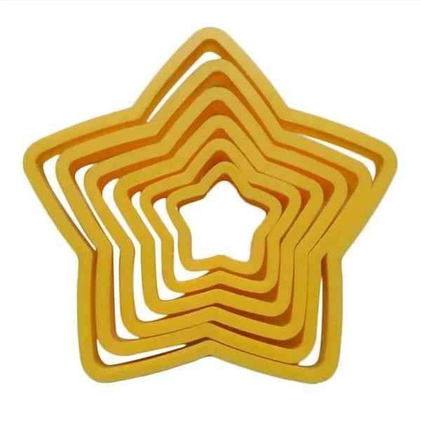 Weihnachtsausstechformen - Set mit 6 Keksformen und 3D-Stempel