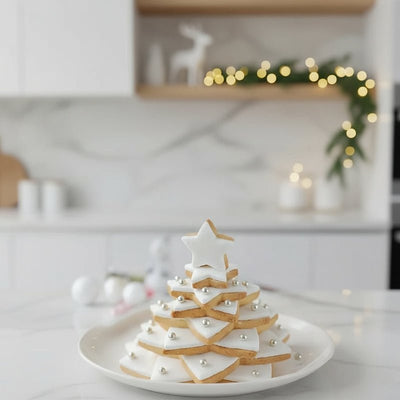Kerst Uitsteekvormen – Set van 6 Koekjesvormen met 3D Stempel (3)