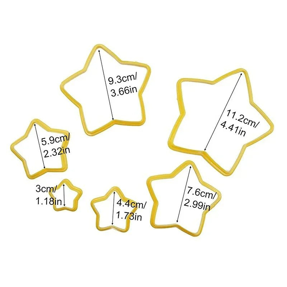 Kerst Uitsteekvormen – Set van 6 Koekjesvormen met 3D Stempel (6)