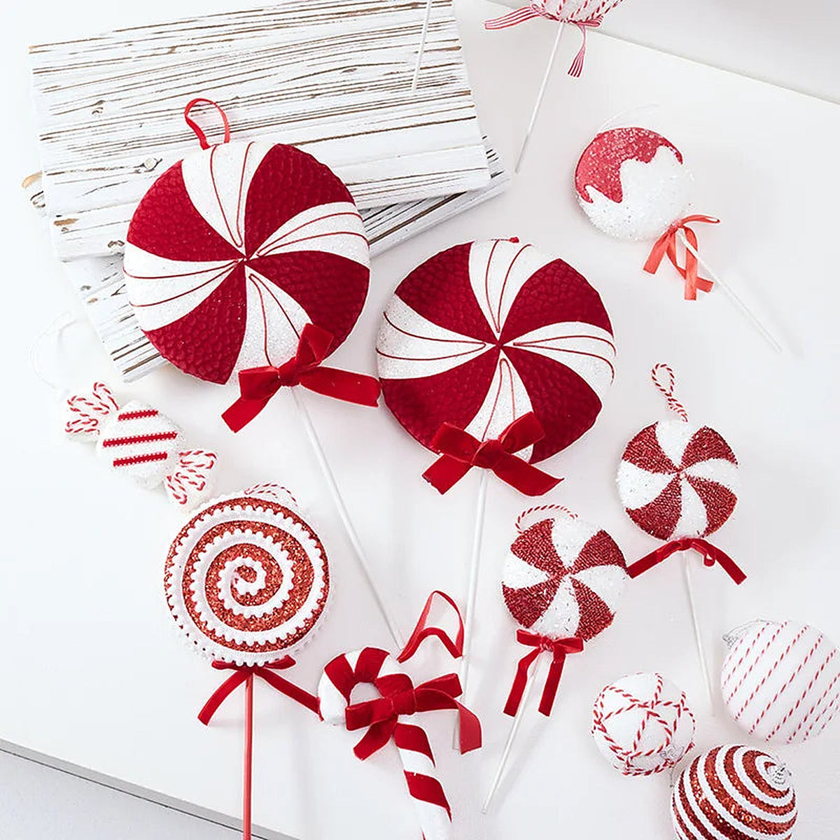 Kerst Zuurstok Decoratie Lolly 24 cm