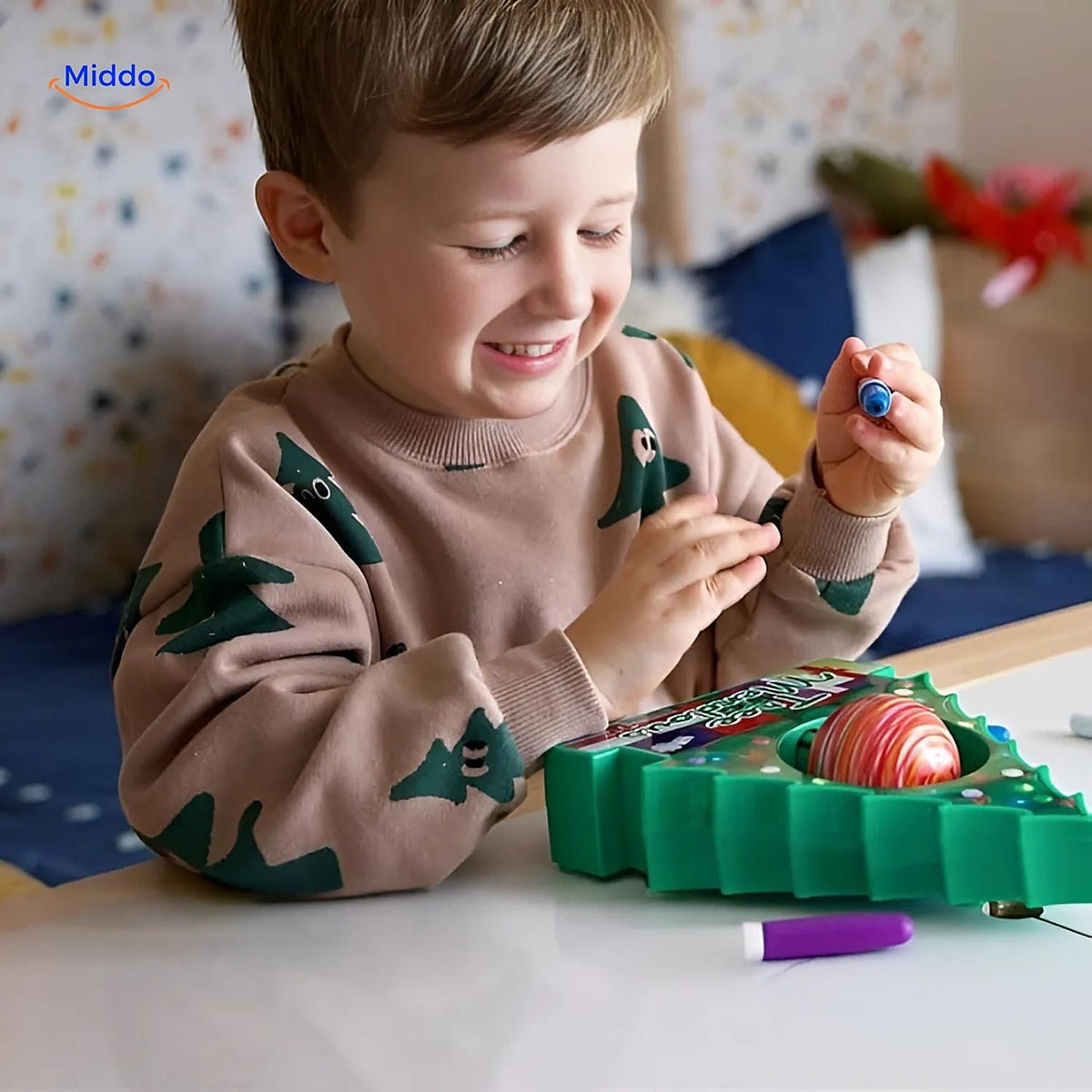 Kerstballen Maken – DIY Set met Elektrische Draaier en Stiften (2)