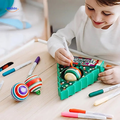 Kerstballen Maken – DIY Set met Elektrische Draaier en Stiften (3)