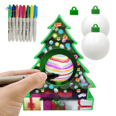 Kerstballen Maken – DIY Set met Elektrische Draaier en Stiften (5)