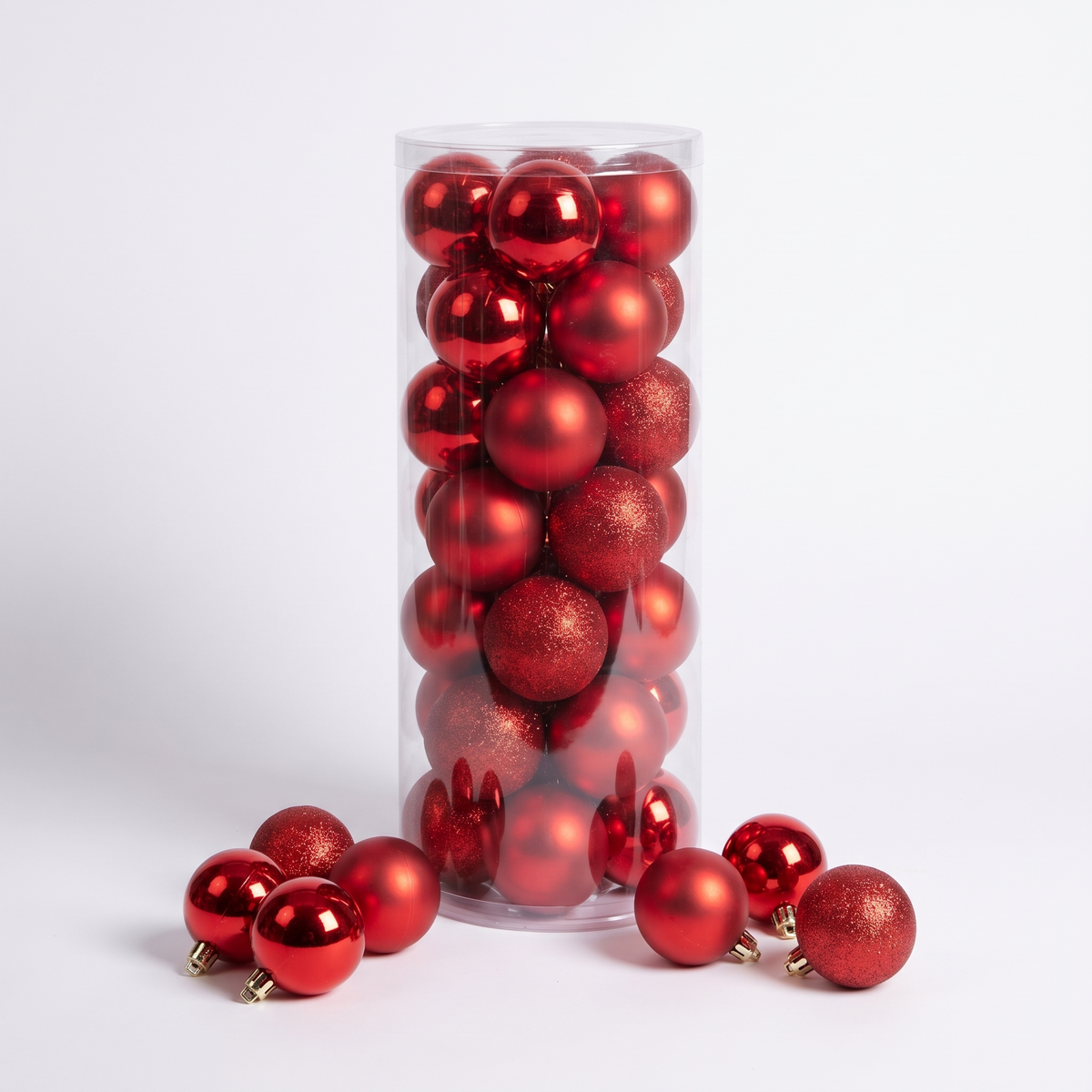 Kerstballen Set Rood