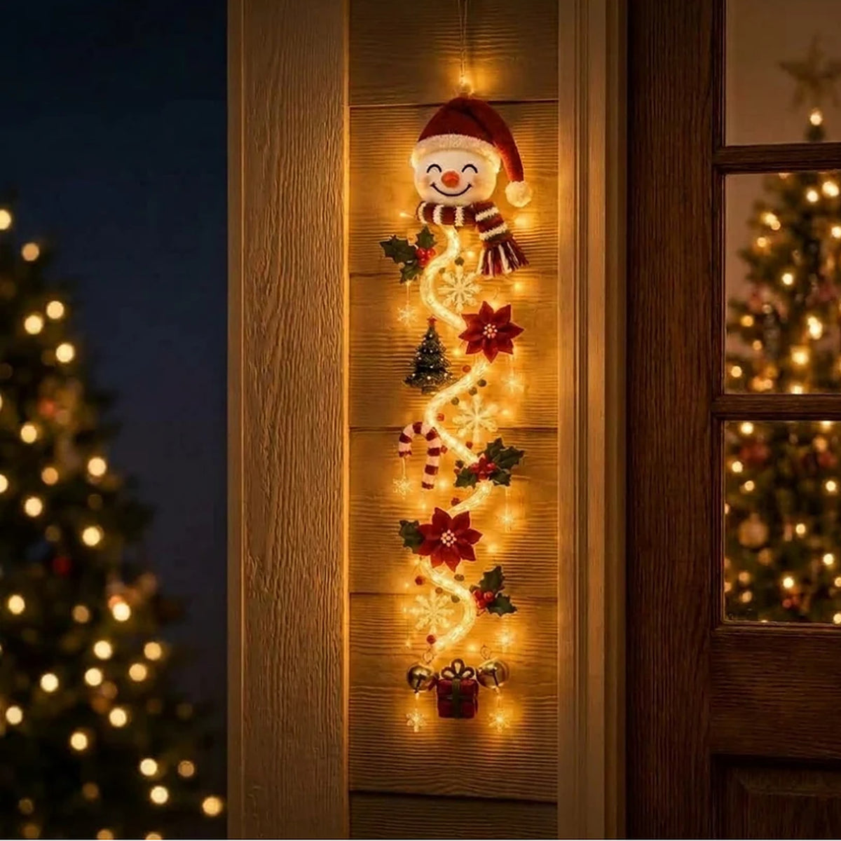 Kerstdecoratie Sneeuwpop met Muts