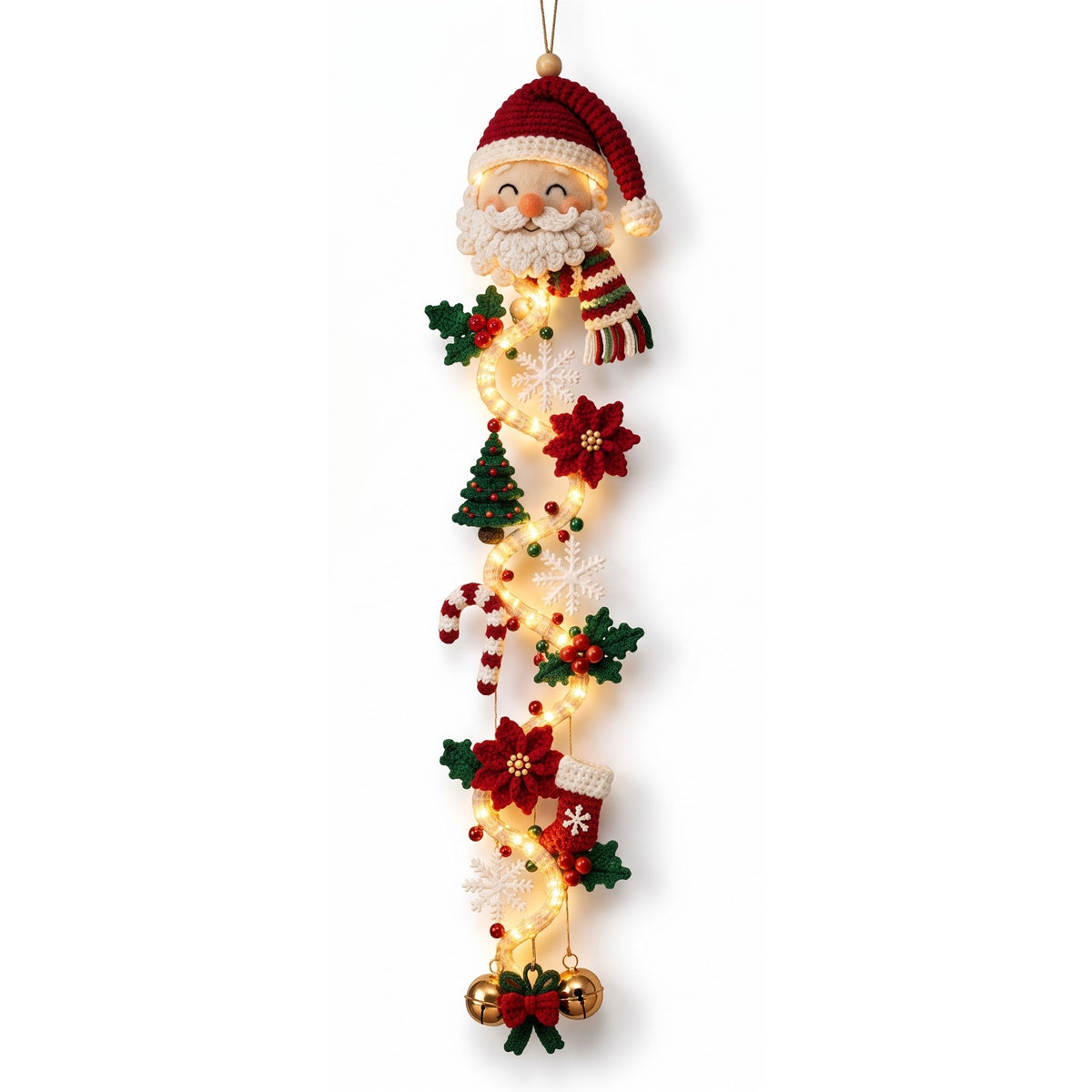 Kerstdecoratie – Verlichte Deurhanger met Warme LED-Gloed (5)