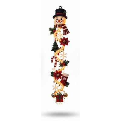 Kerstdecoratie – Verlichte Deurhanger met Warme LED-Gloed (6)