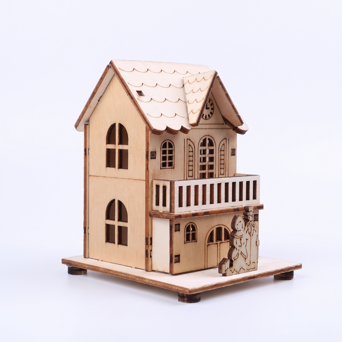 Kerstdorp Huisjes Huis met Balkon