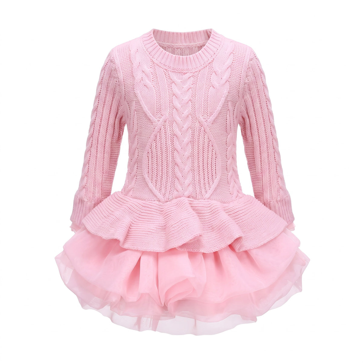 Kerstjurk Meisje Roze