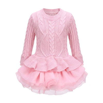 Kerstjurk Meisje Roze