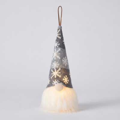 Kerstkabouter Hanger Grijs