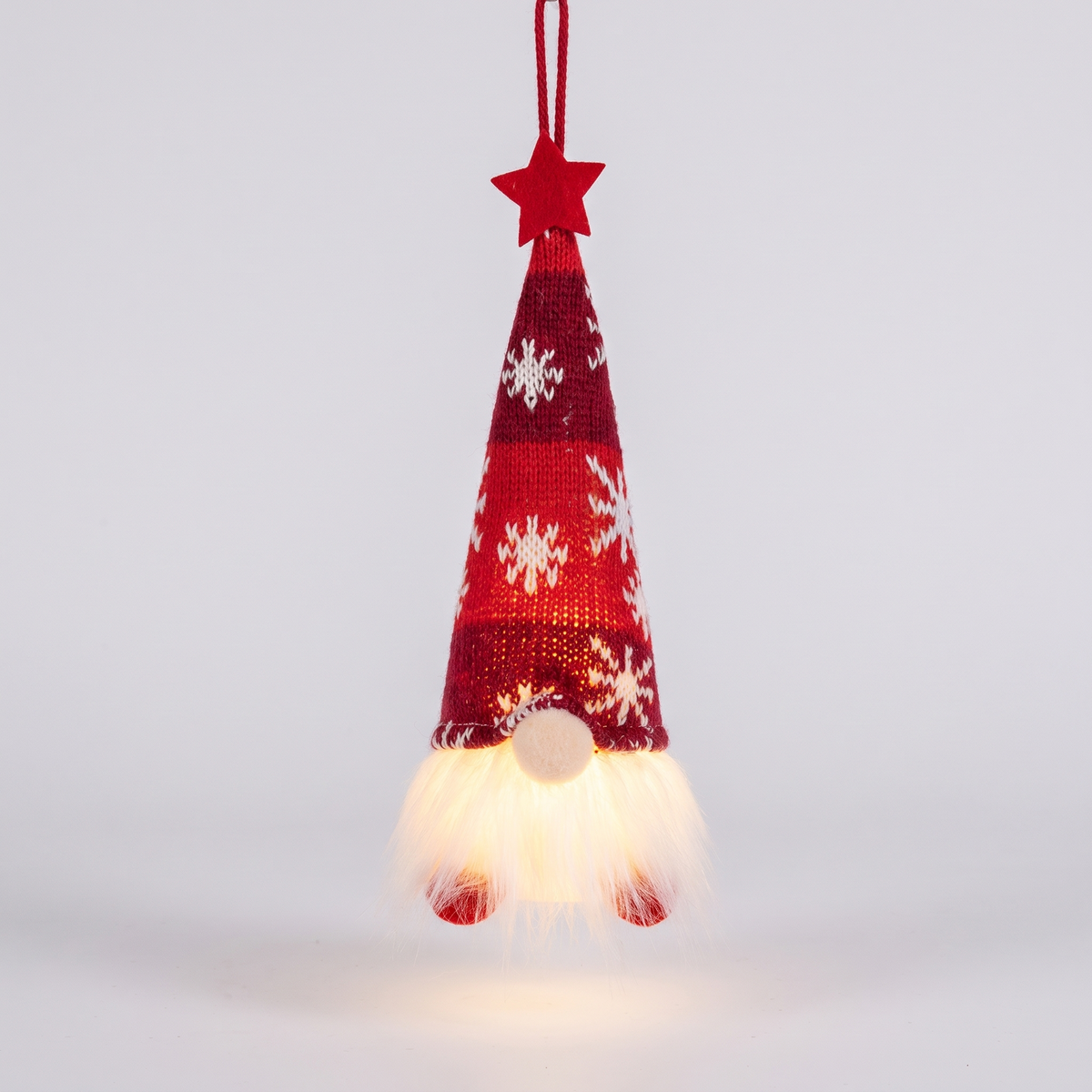 Kerstkabouter Hanger Rood