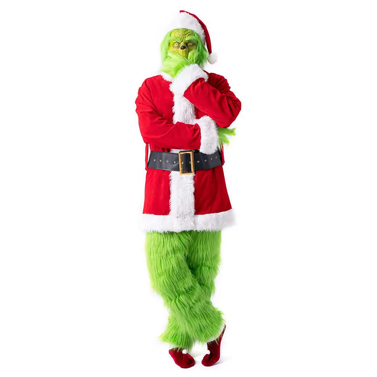 Kerstkostuum Groen Monster – Compleet Verkleedpak voor Volwassenen (2)