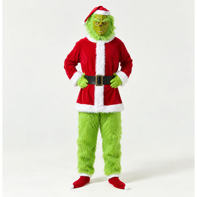 Kerstkostuum Groen Monster – Compleet Verkleedpak voor Volwassenen (4)