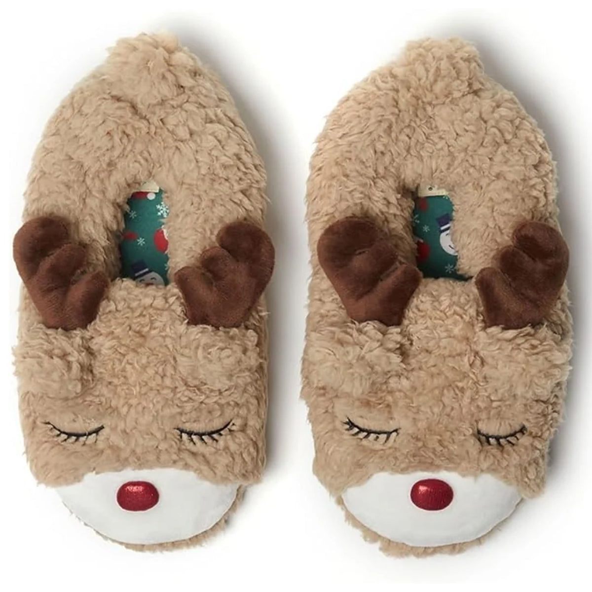 Kerstpantoffels Rendier