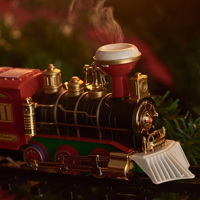 Kersttrein – Hangende Trein voor in de Kerstboom met Licht en Geluid (4)