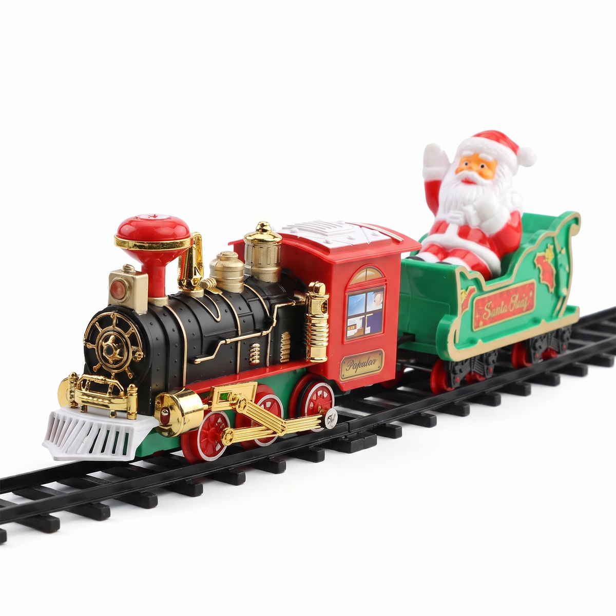 Kersttrein – Hangende Trein voor in de Kerstboom met Licht en Geluid (5)