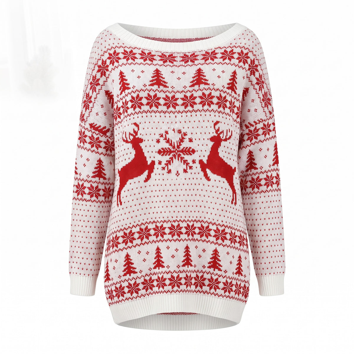 Kersttrui Dames Wit