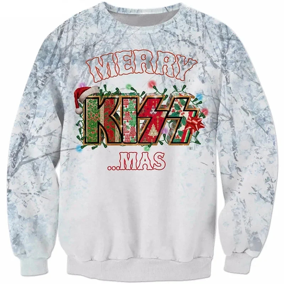 Kersttrui Heren Wit Rockdesign